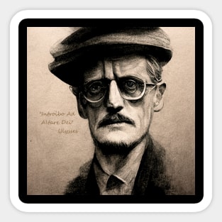 James Joyce Sticker